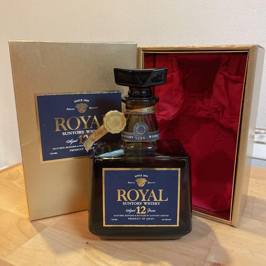 未開栓サントリーローヤル プレミアム12年 ブルーラベル」