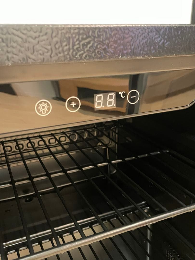 【ほぼ未使用】Shelddi ガラスドア冷蔵庫（48L）