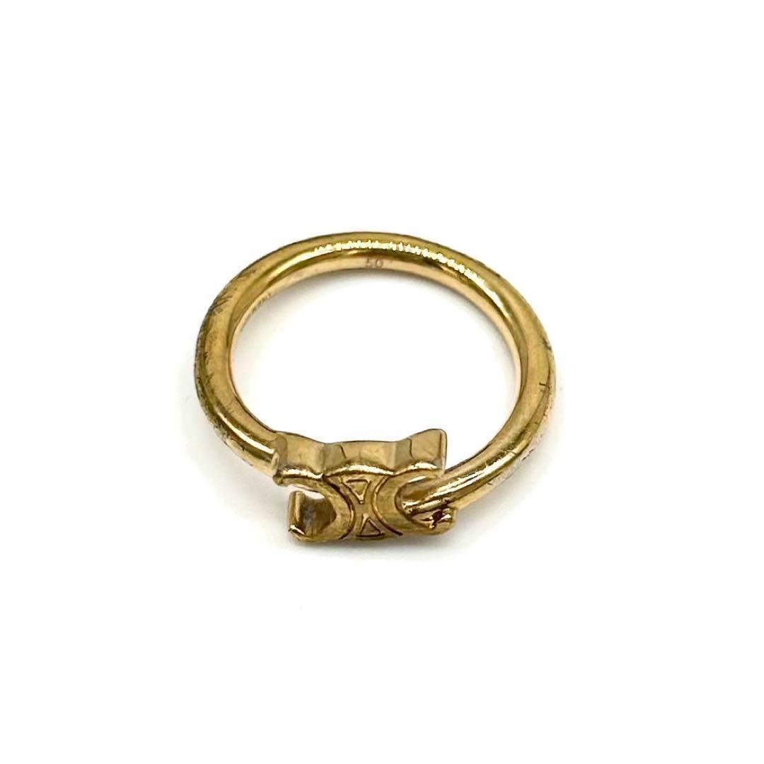 ゆ*う様 セリーヌ 指輪 リング トリオンフ アシンメトリック ゴールド 10号