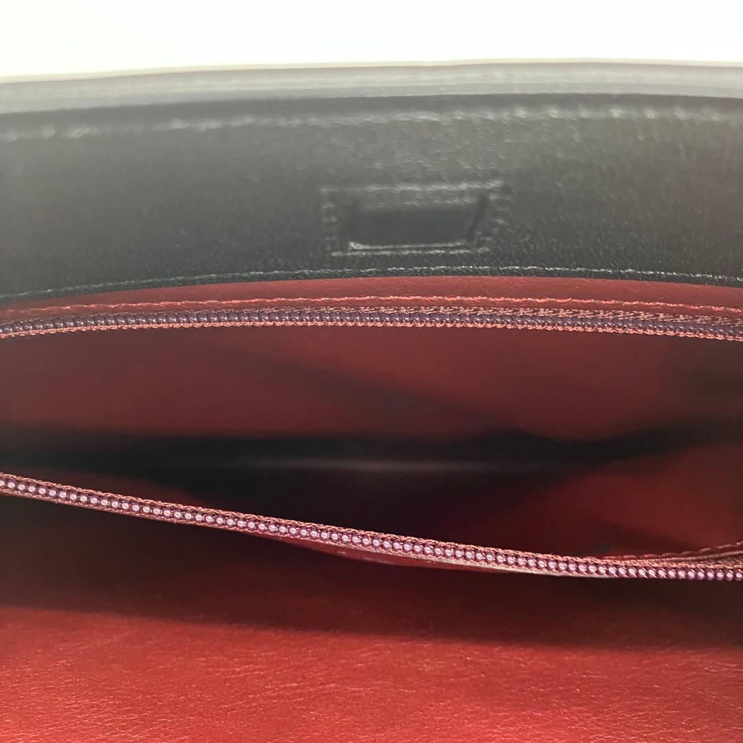 カルティエ カボション マスト ライン カーフスキン フォーマル ハンドバッグ