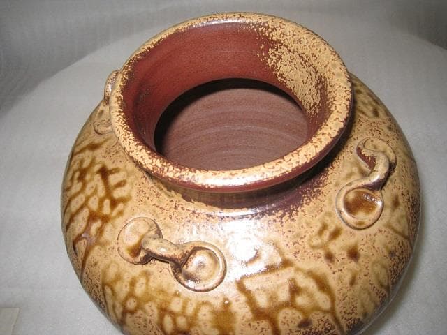 陶芸 備前焼 壺 作者「西山寛治」日本伝統工芸