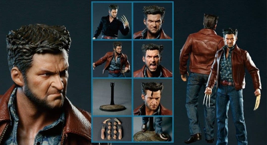 1/6スケール ウルヴァリン アクションフィギュア 3種類ヘッド wolfman