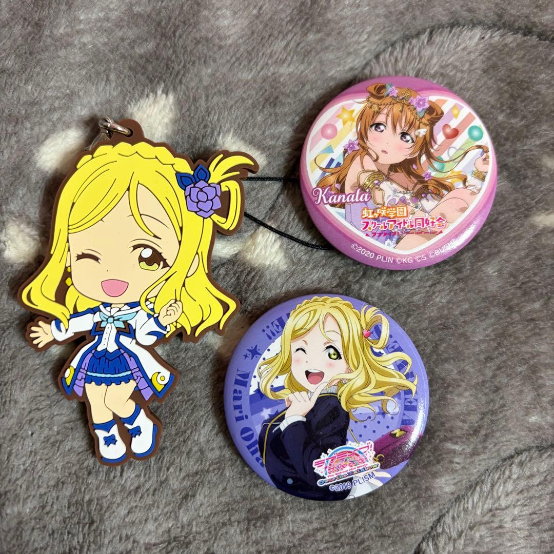 ラブライブ 小原鞠莉 近江彼方 ラバスト 缶バッチ - メルカリ