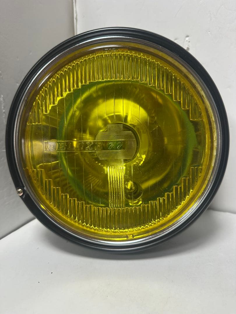 激レアDELUXEイエローレンズ付ヘッドライト/検索CIBIEシビエ
