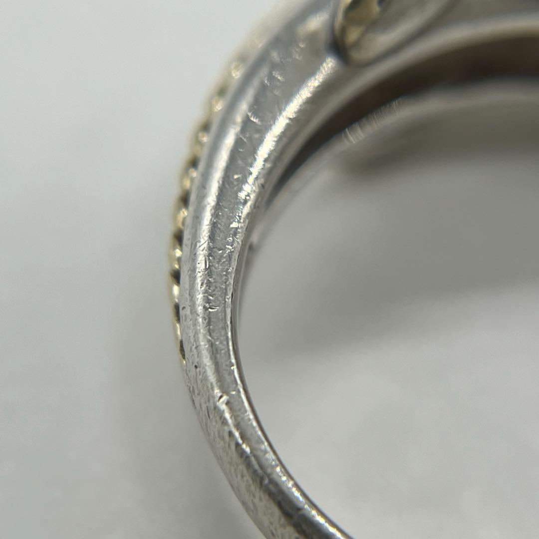 ティファニー TIFFANY&CO シグネチャークロス リング 13号 コンビ