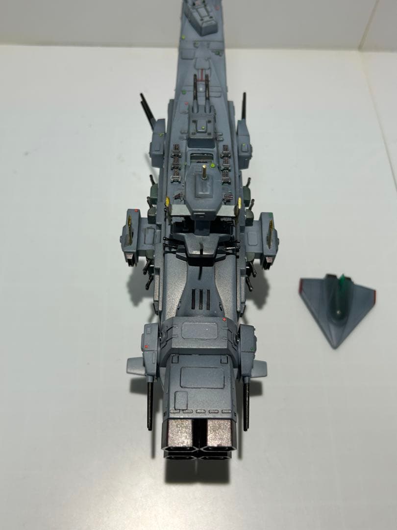 ガンプラ　模型　組立済　 1/1200 マゼラン　完成品　全塗装　旧