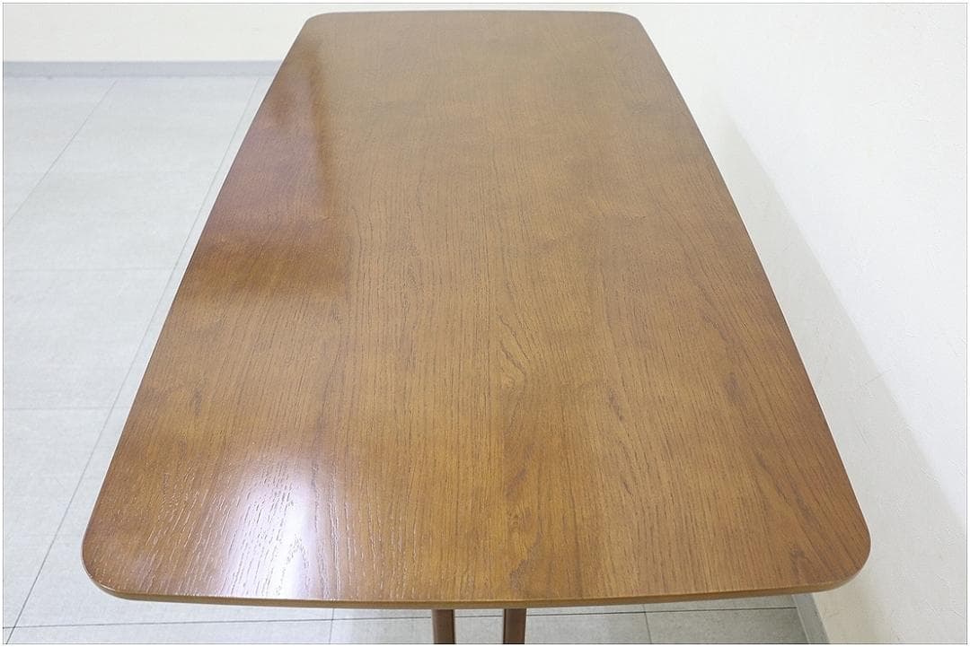 美品 カリモク60 カフェテーブル1200 ウォールナット 食卓 机 テーブル