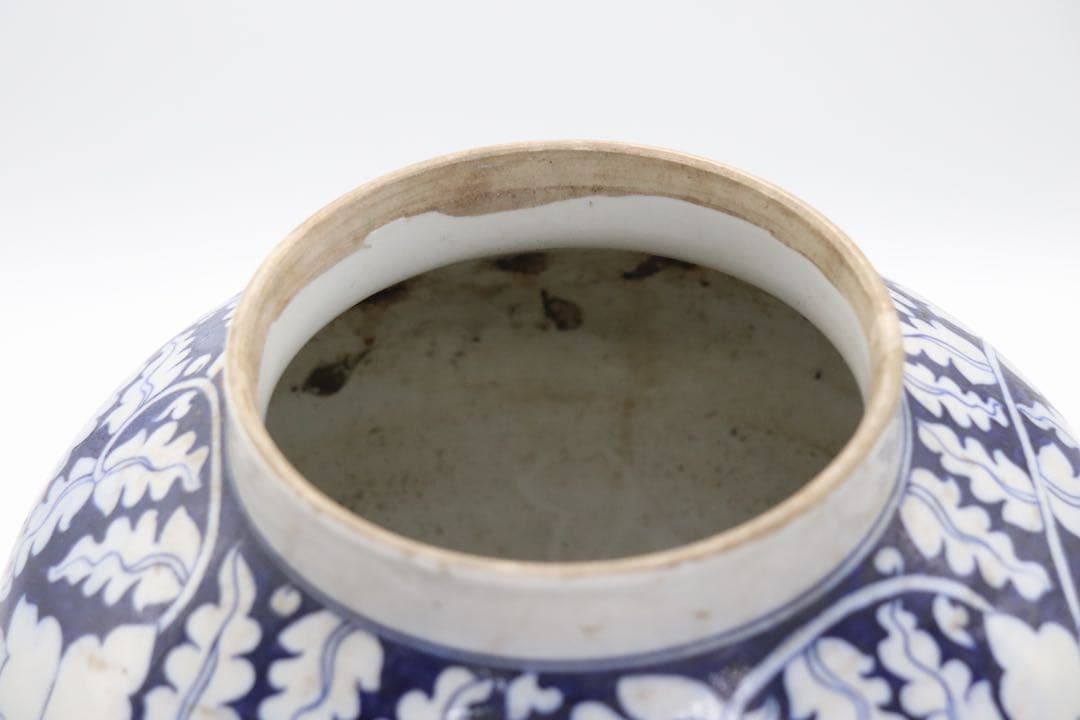 中国 清時代 染付 蓋付大壺 送料込み250221 - メルカリ