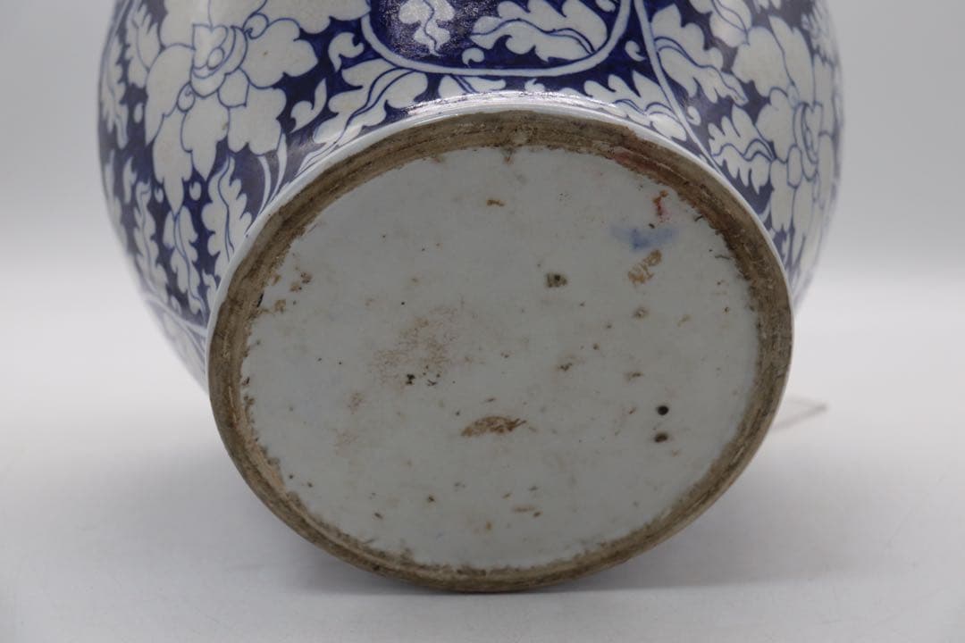 中国 清時代 染付 蓋付大壺 送料込み250221 - メルカリ