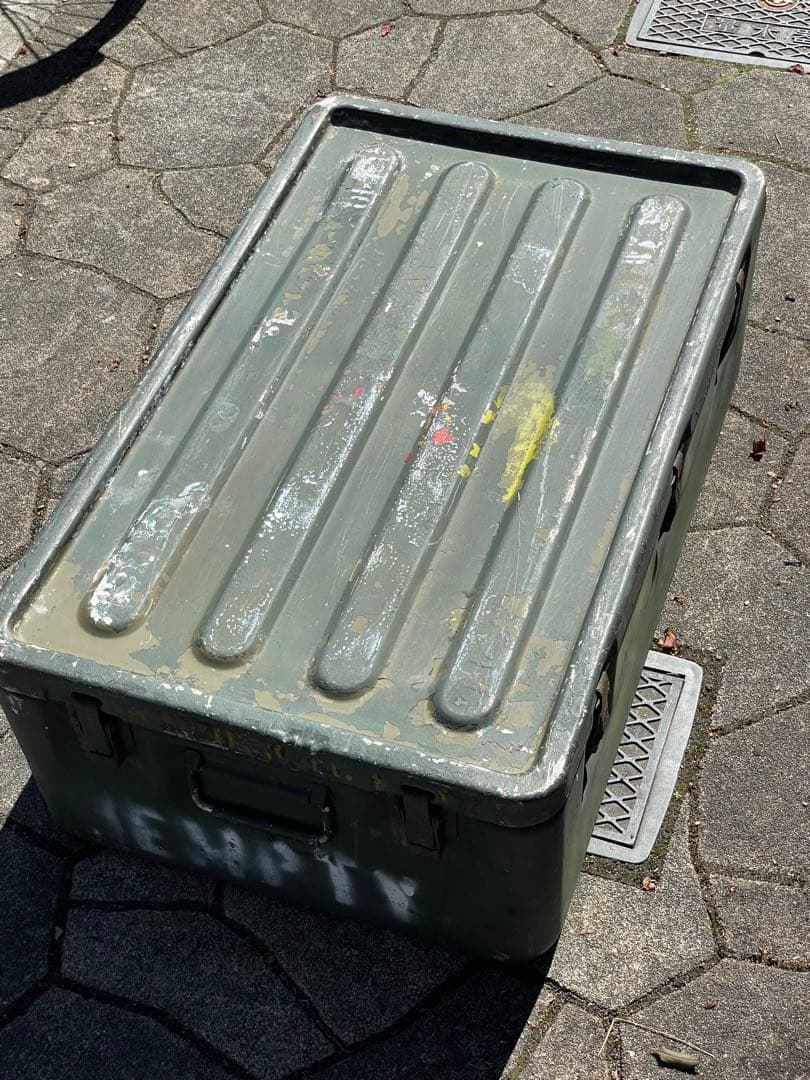 アルミコンテナ　米軍？　ヴィンテージ　アメリカ