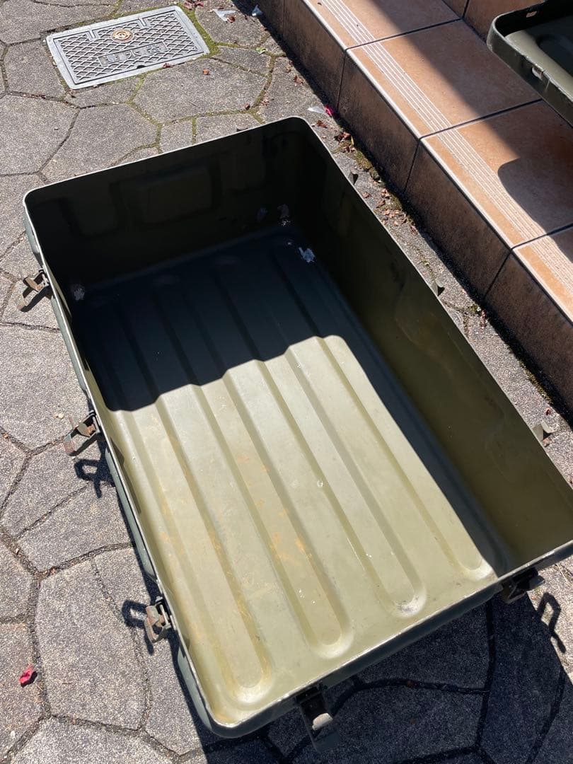 アルミコンテナ　米軍？　ヴィンテージ　アメリカ