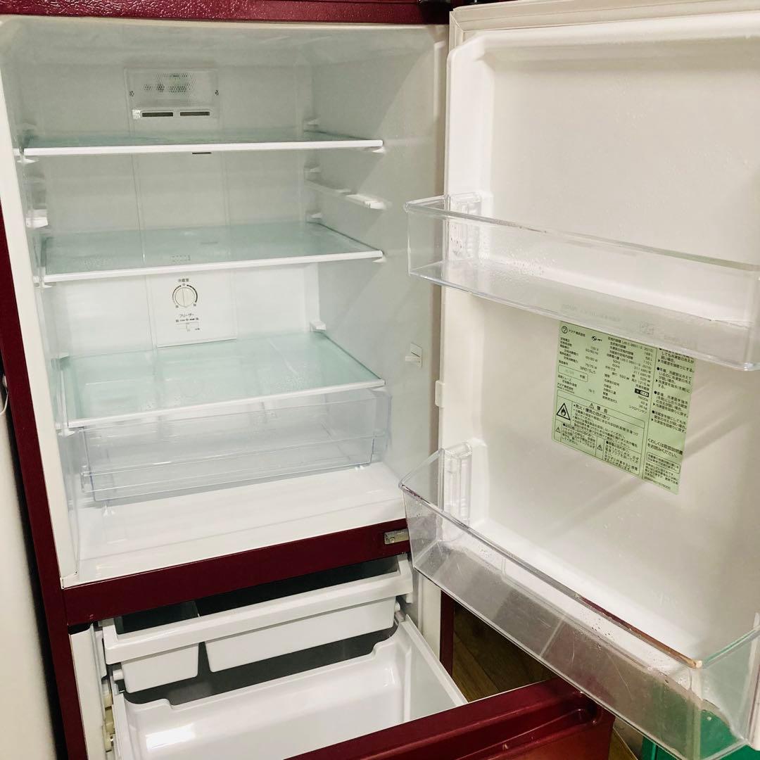 レッドで揃えたかわいい1人暮らし家電セット❗️大阪、大阪近郊配送と設置無料C