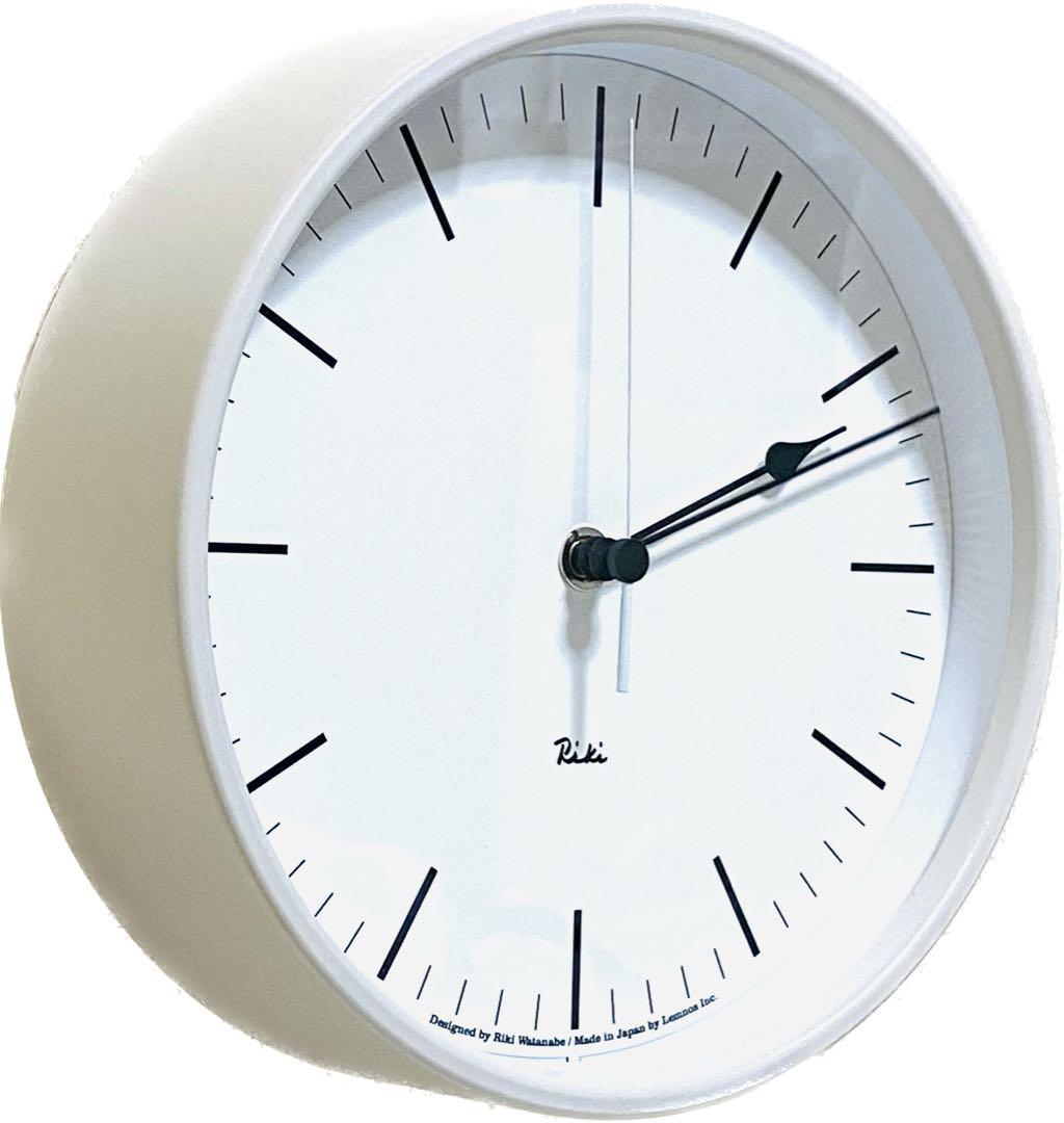 R*A様 静かに時を刻む美しい電波時計RIKIホワイト