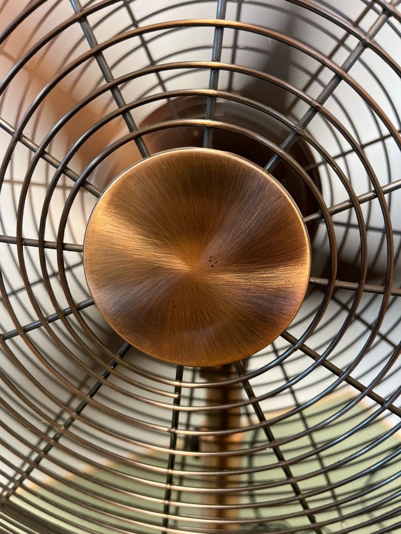 【希少】ドウシシャ　メタル扇風機　EIM-402 カフェ　05年製　昭和レトロ