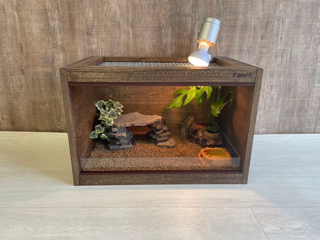 FandK爬虫類木製ケージ pieni
