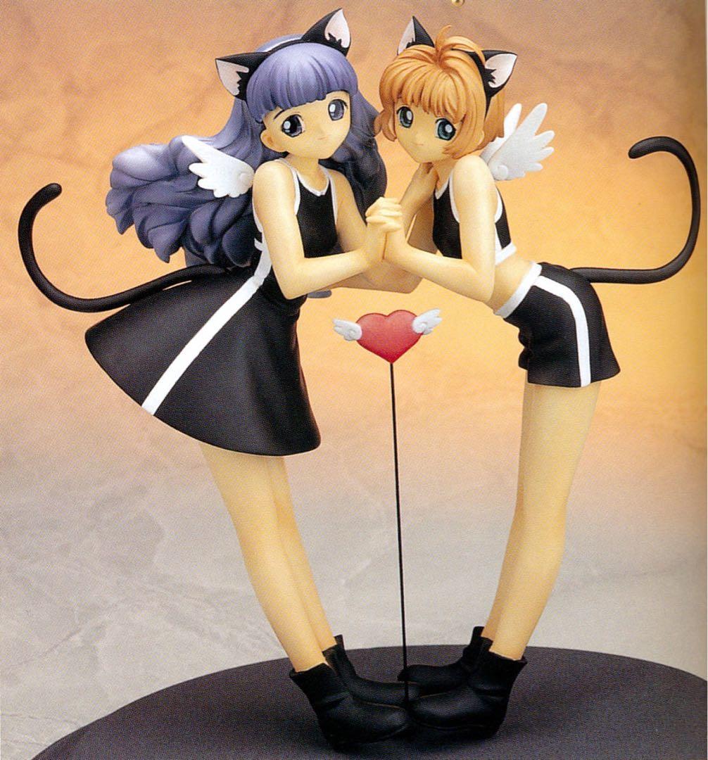 ま*｝様 カードキャプターさくら1/6 木之本桜&大道寺知世 ねこver. ガレ