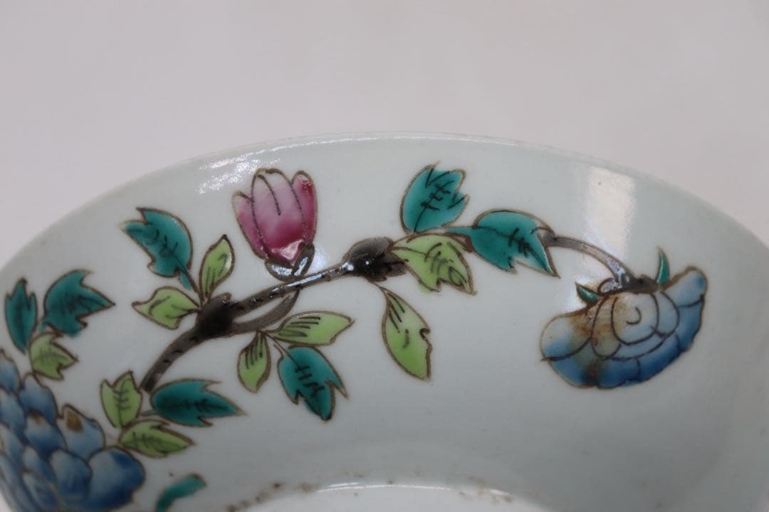 中国 清時代 粉彩 花卉紋高台皿 送料込み250529 - メルカリ