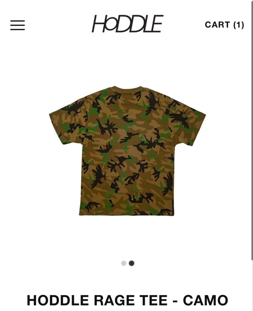 Hoddle tシャツ sサイズ カモ柄 迷彩 hoddle 希少S迷彩 tシャツ ホドル
