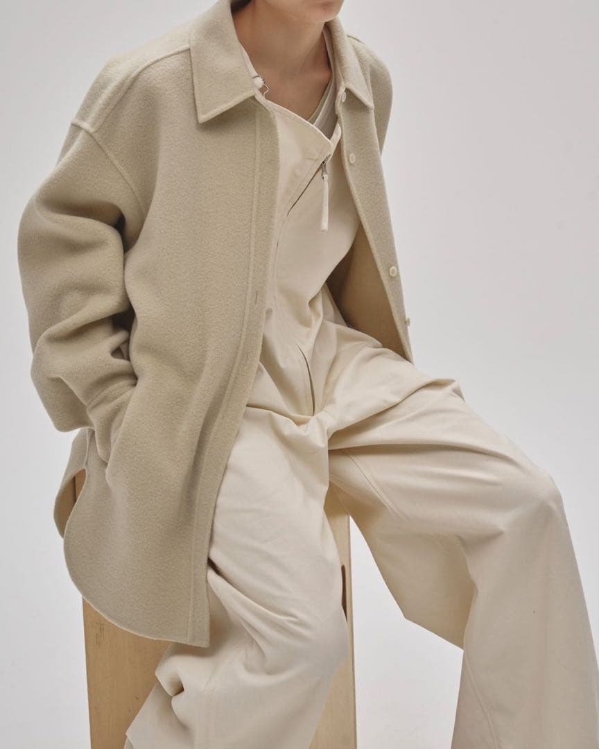 todayful トゥデイフルWool Shirts Jacket セージ38 - メルカリ