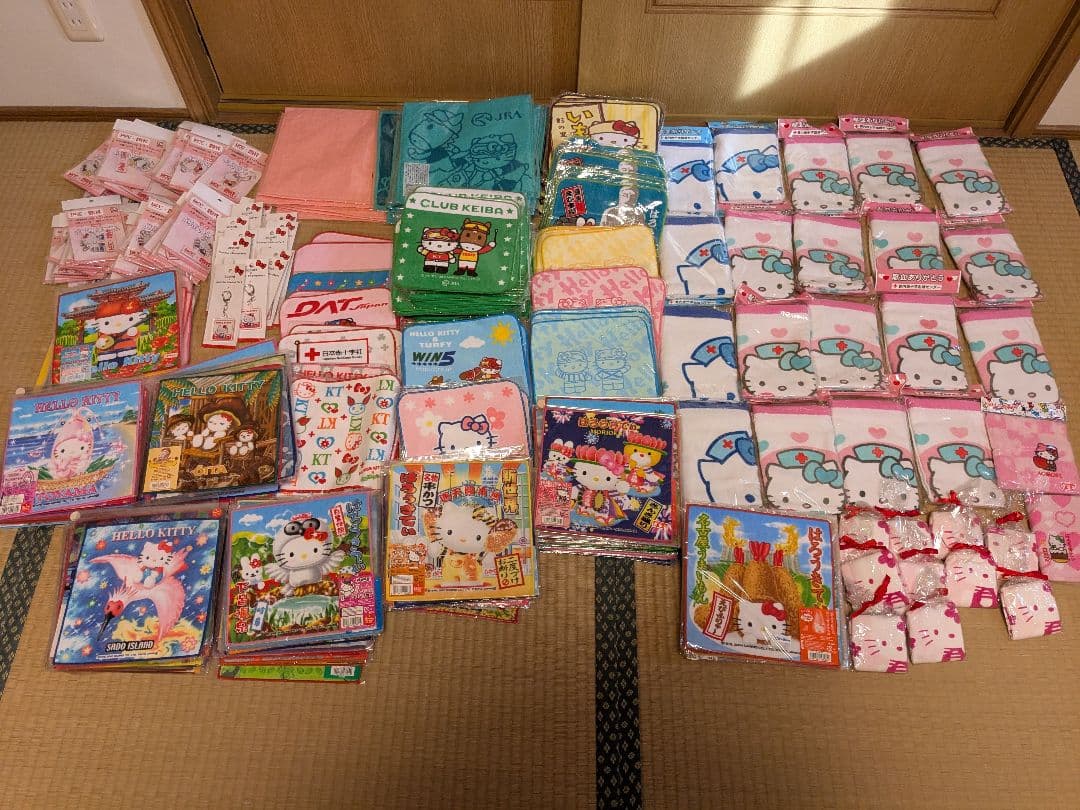 ご当地キティ　ナースキティ　ミニタオル 　企業コラボ　JRA　献血　大量約376