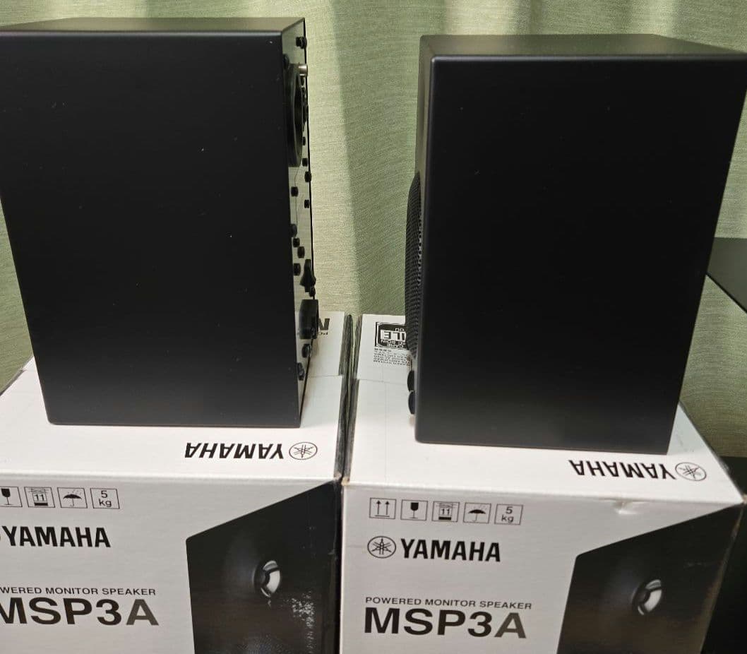 Yamaha MSP3A パワードモニタースピーカー 2台 スタンド付