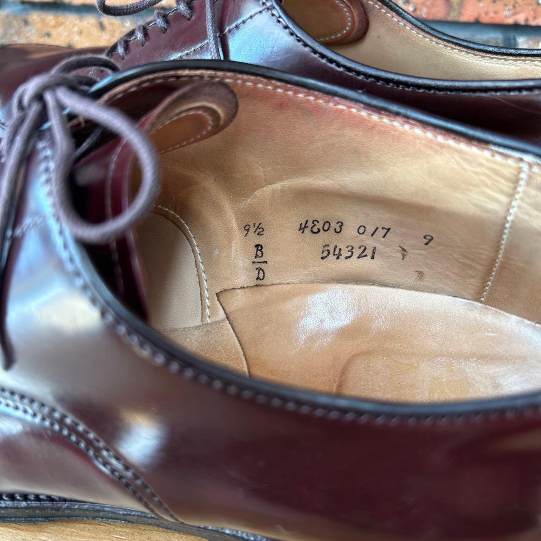 alden 54321 オールデン　Vチップ　コードバン　バーガンディ