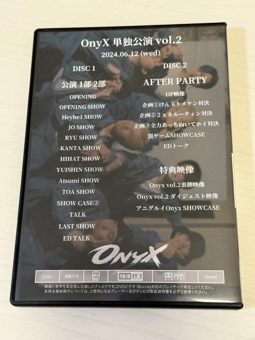OnyX単独公演vol.2DVD - yellows.co.jp 日本