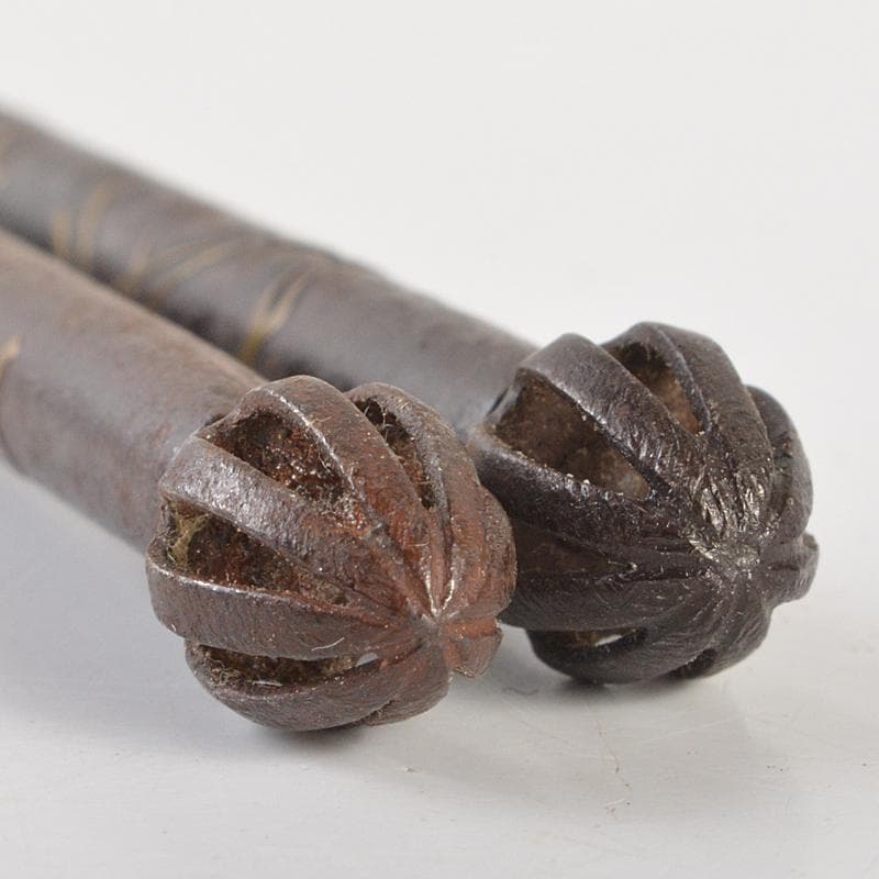 茶道具 香玉堂 鉄張本象嵌 松葉文 火箸 共箱 C R7228 - メルカリ