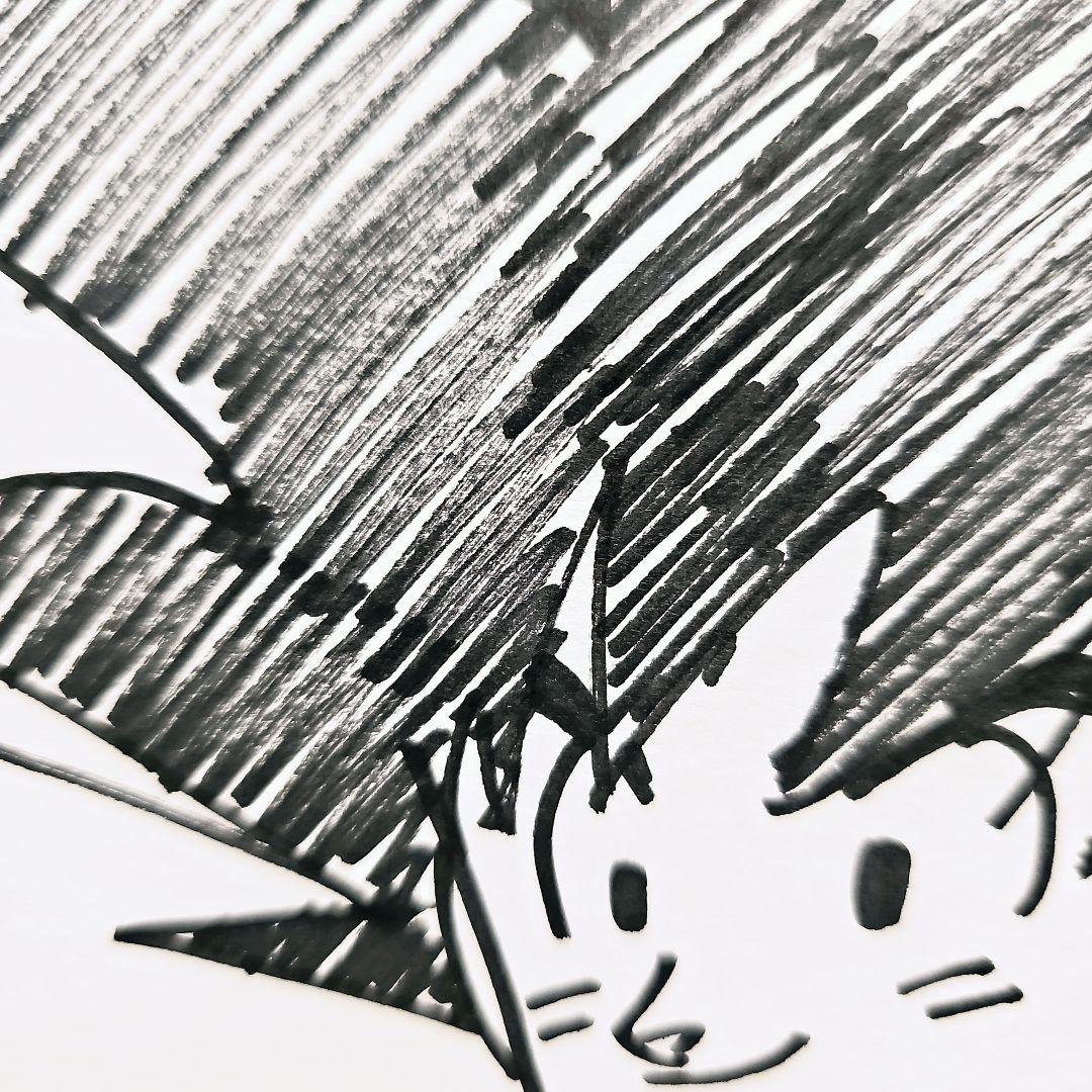 ドラゴンボール 孫悟空 イラスト直筆サイン色紙