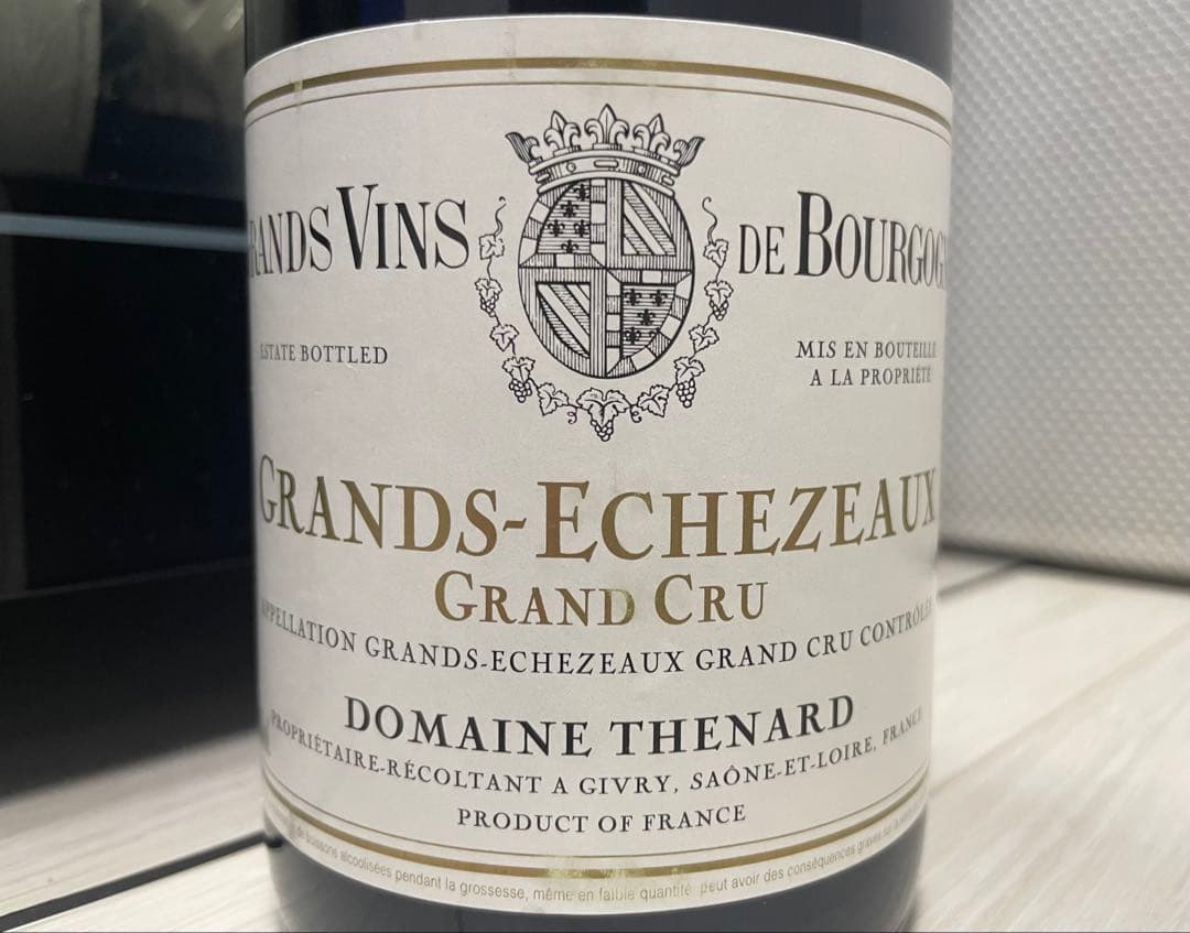 セラー保管】 バロン テナール グラン エシェゾー グラン クリュ 2012