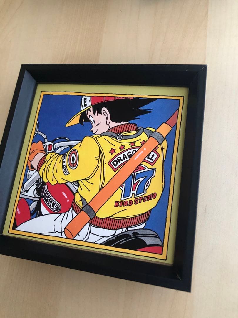 PK額装品 鳥山明 66 ドラゴンボール 16cm額入 ポスター風 貴重イラスト