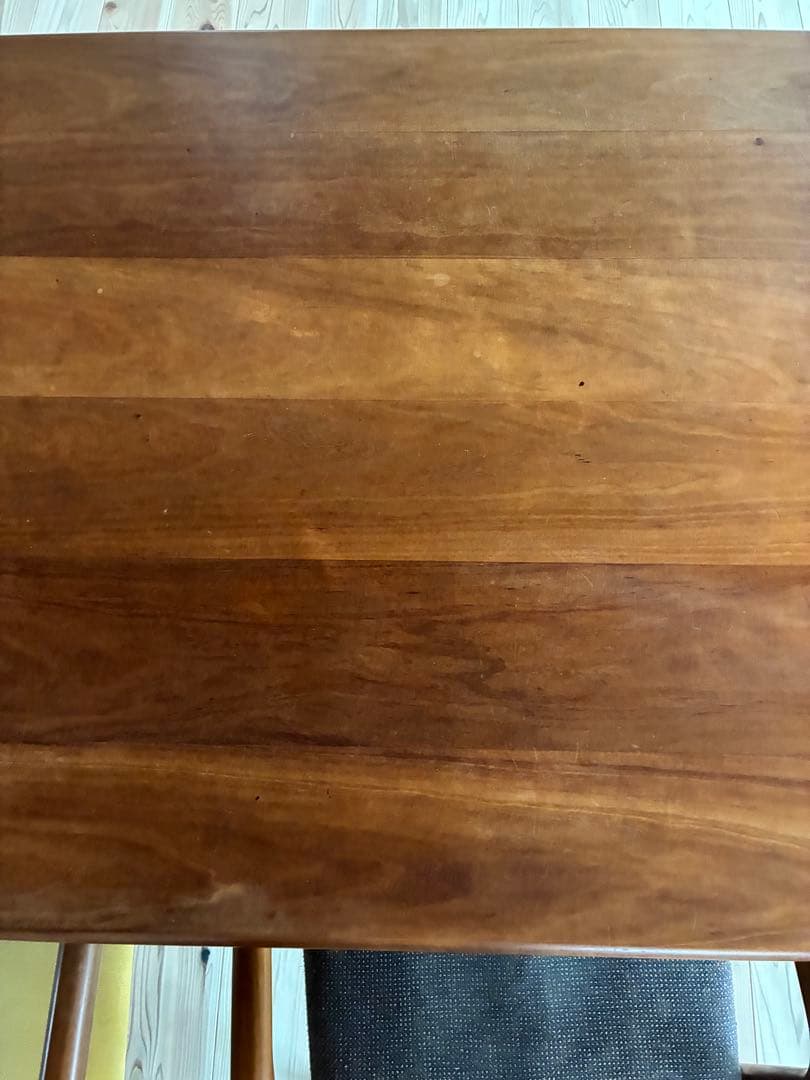 ＊リョウ＊　宮崎椅子製作所 MMテーブル ブラックチェリー 無垢材