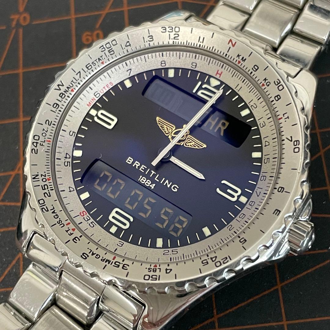 激レア 90年代ヴィンテージ BREITLING クロノスペース