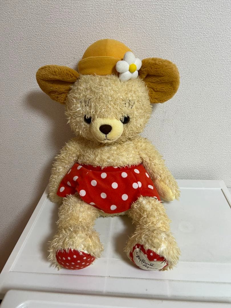 カドリーベアーの特大ぬいぐる、Mサイズ、ピンク