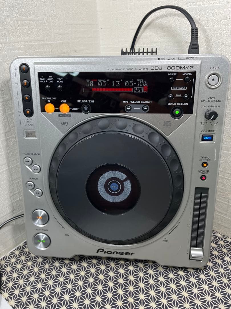 pioneer dj パイオニア CDJ-800mk2 レンズメンテナンス