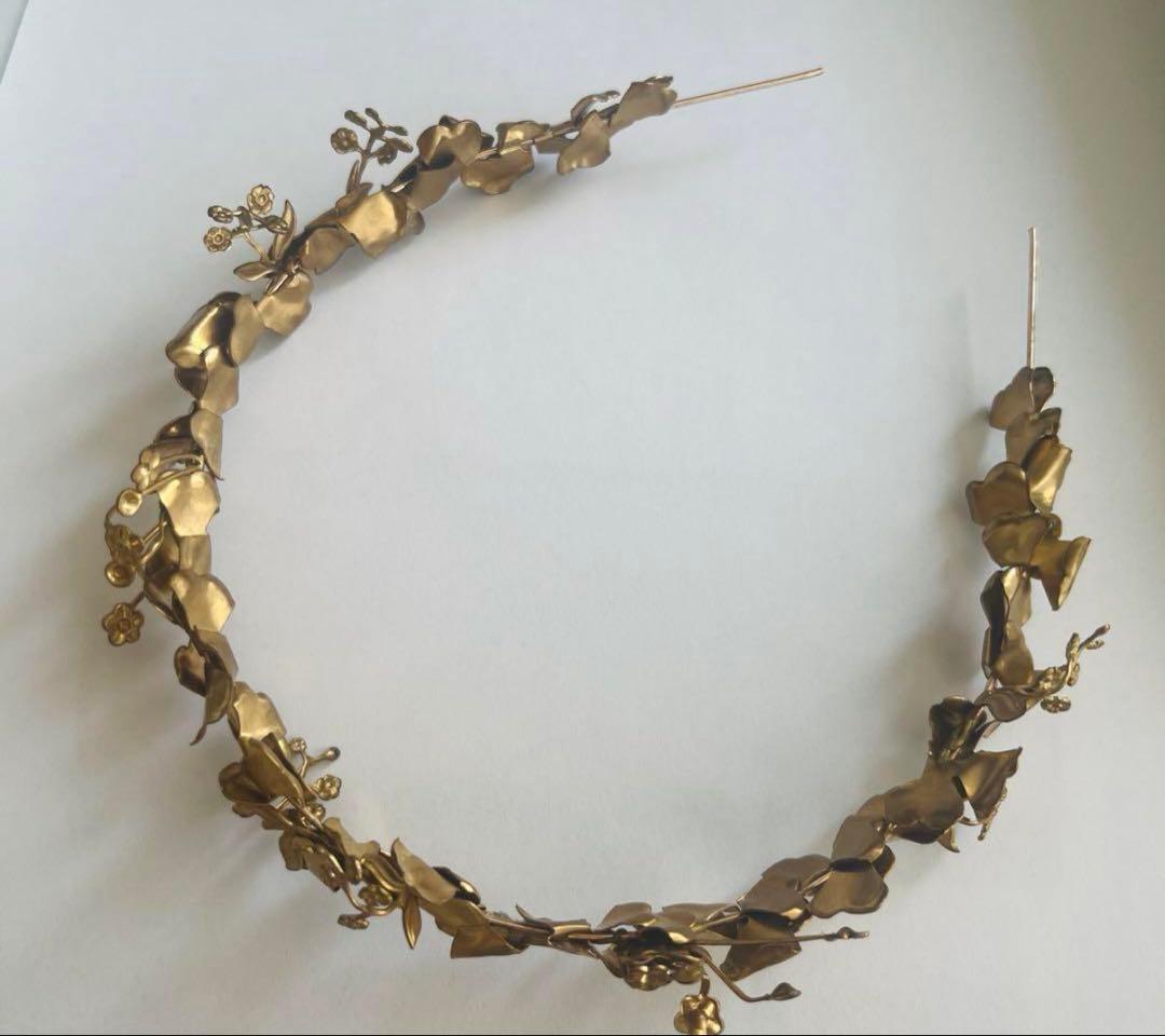 flua 花冠 ヘッドカチューシャ ブライダルアクセサリー