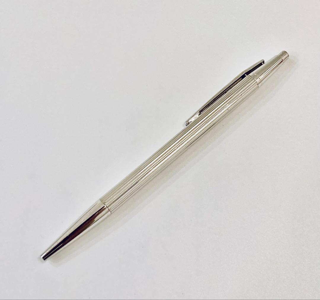 プラチナ仕上げ◇モンブラン高級ボールペン ノブレス1970s MONTBLANC