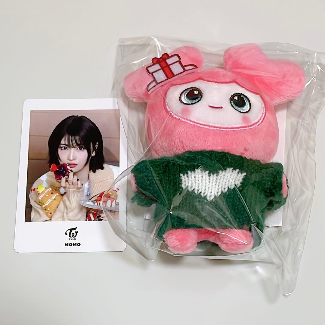 【新品未開封】TWICE シリコンライト バッグチャーム　トレカ　モモ　おまけ付