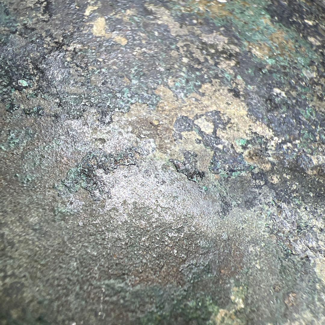 古代中国　古銅古鏡　直径約8㎝/173g 東Y7-1022☆2F