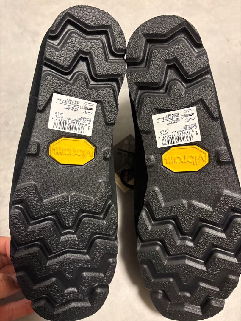 clarksワラビーGORE-TEX ブラックスエード モカシンブーツ