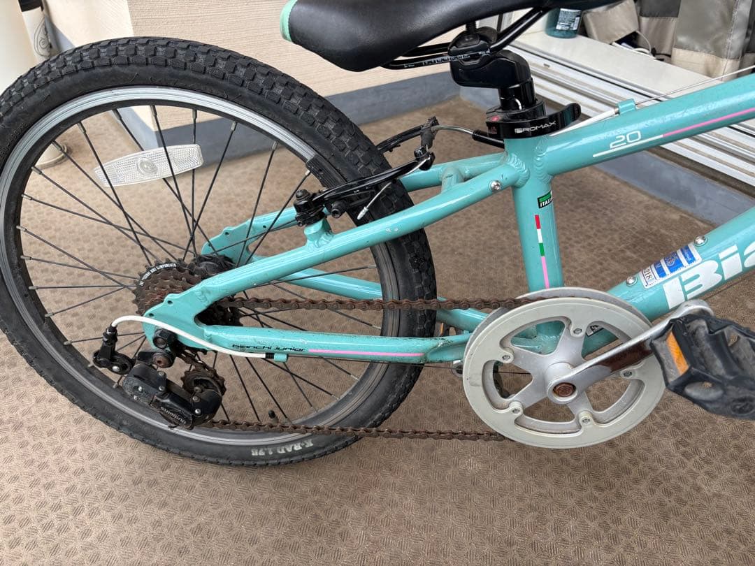 Bianchi Eagle 20インチ キッズバイク 水色