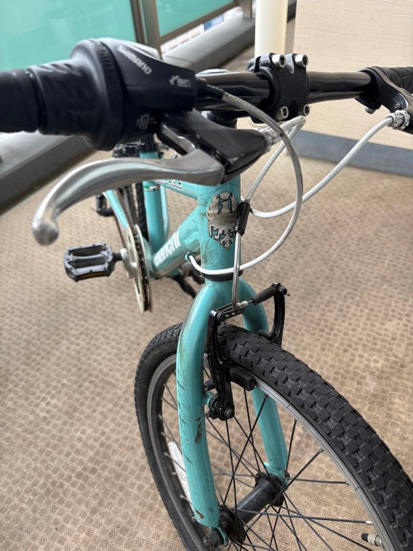 Bianchi Eagle 20インチ キッズバイク 水色