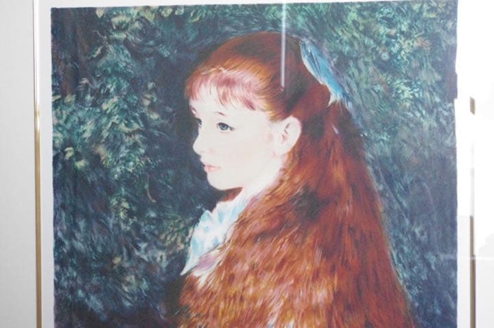 絵画　ルノワール／「可愛いイレーヌ」