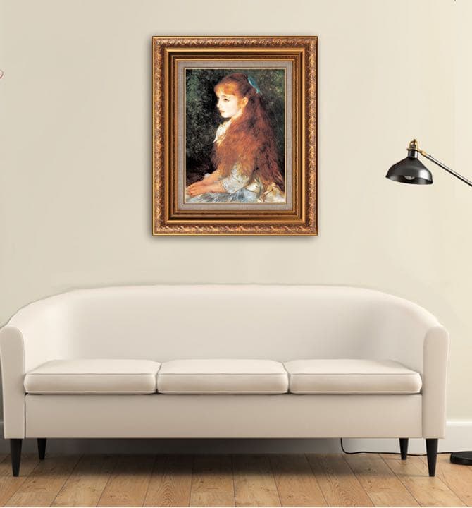 絵画　ルノワール／「可愛いイレーヌ」