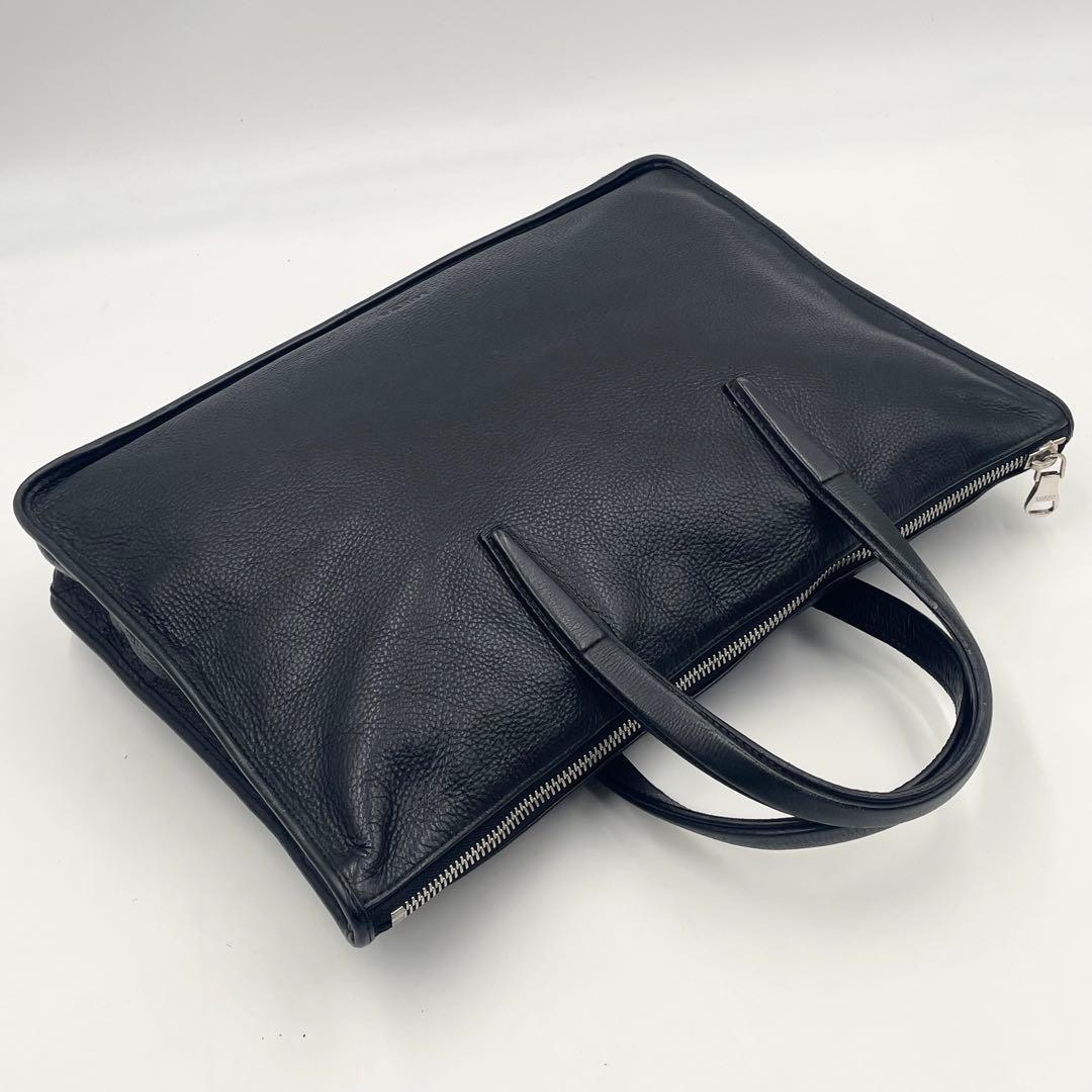 ロエベ LOEWE トレド ビジネスバッグ ブリーフケース オールレザー 黒
