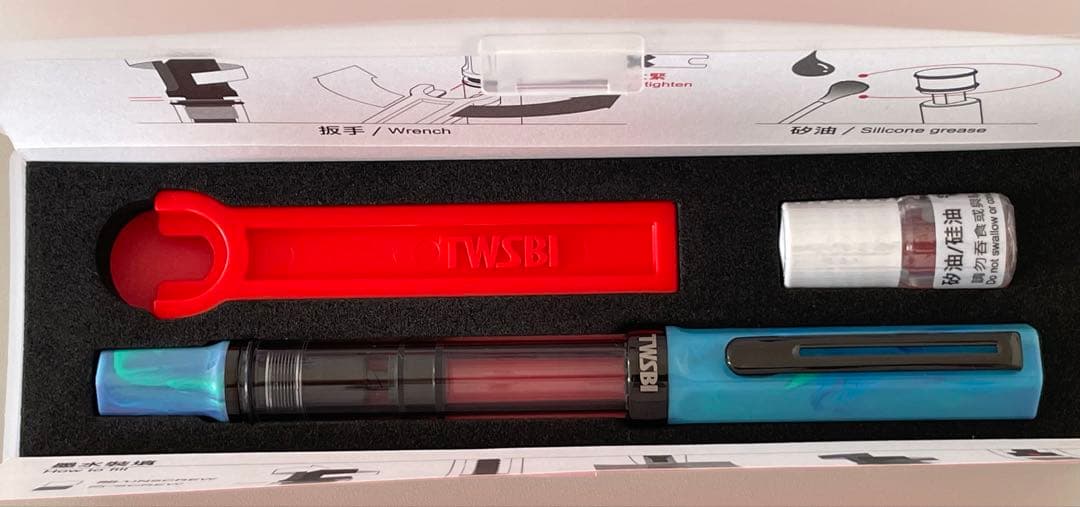 ［未使用］ツイスビー エコ 万年筆 コスモブルー B太字 ツイスビー 万年筆 エコ ECO コスモブルー with/O | ペンハウス