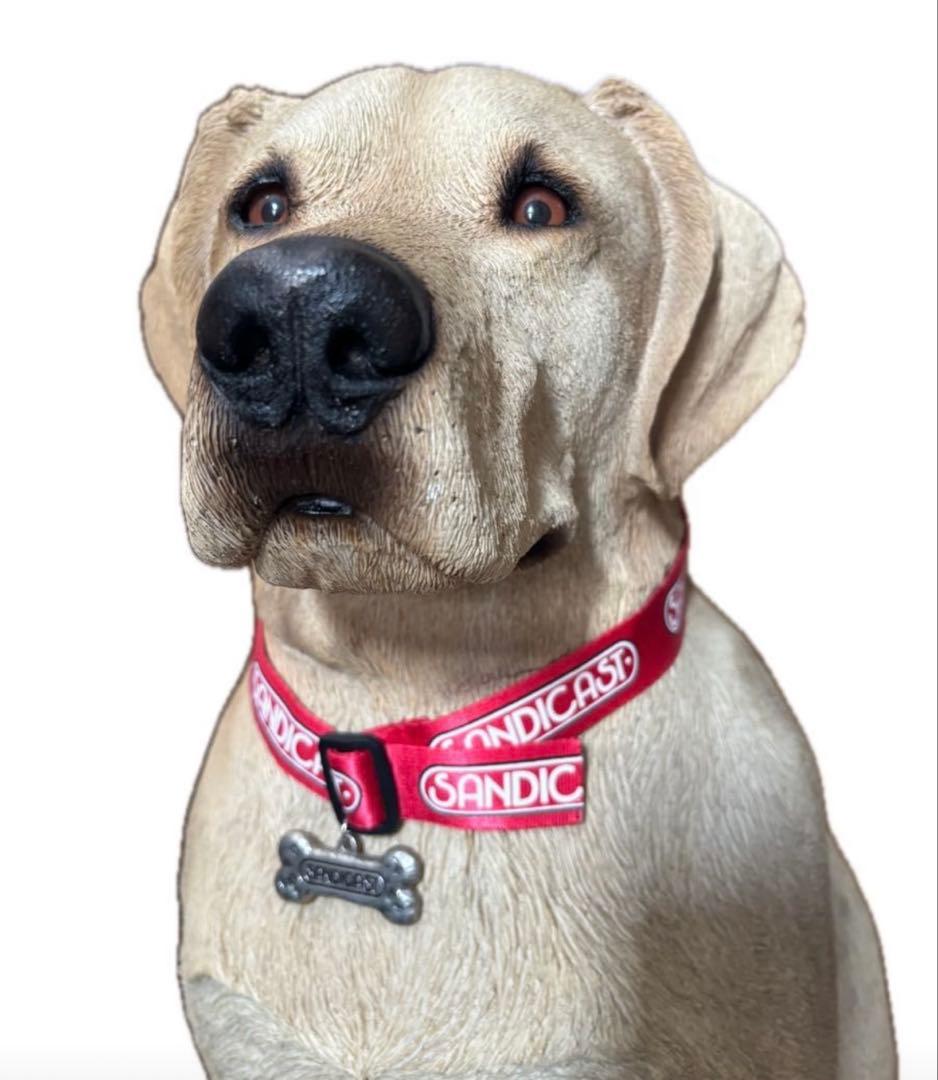 サンディキャスト ラブラドールレトリバー 犬 置物 オブジェ リアルドッグ