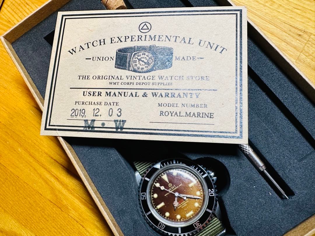 専用WMT WATCH  MARINE FROGMAN