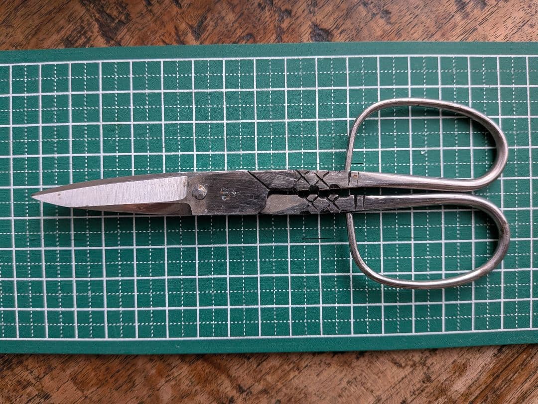 高柳鋏製作所 手打ち 博多はさみ 博多鋏 未使用 アンティーク 名品