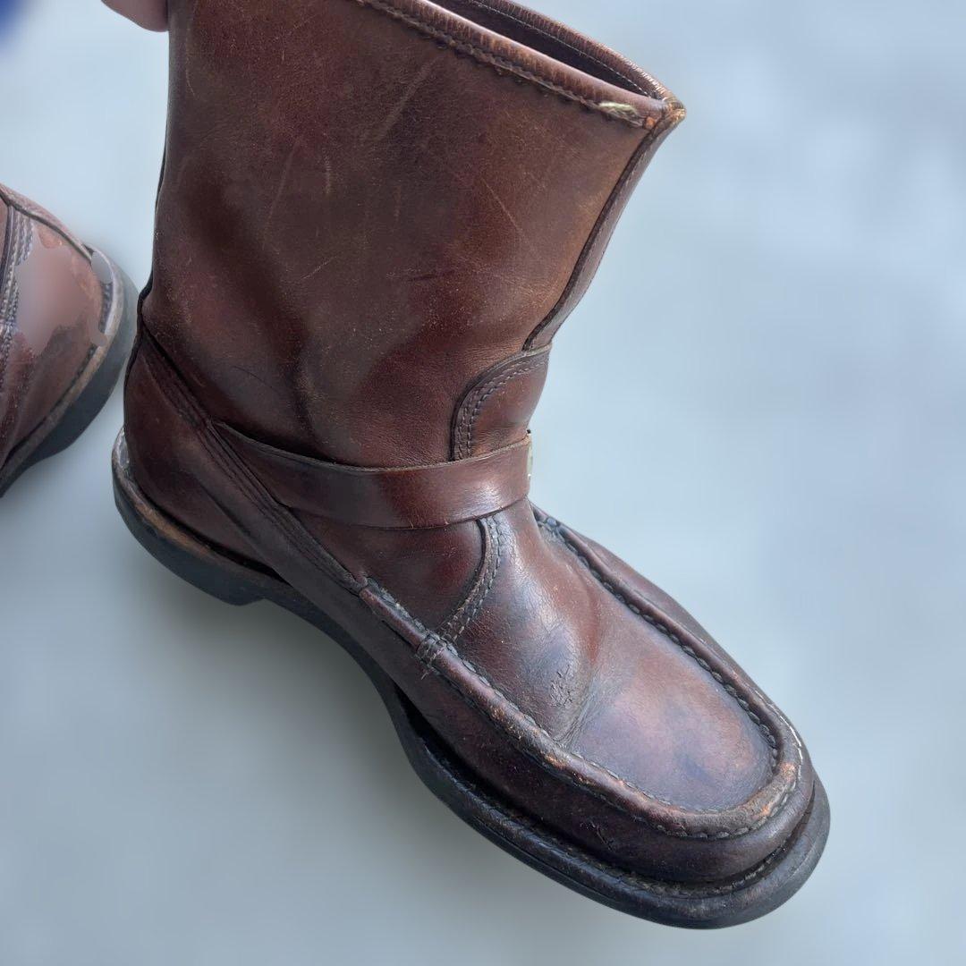 80s90s Russell moccasinラッセルモカシン スネークブーツ